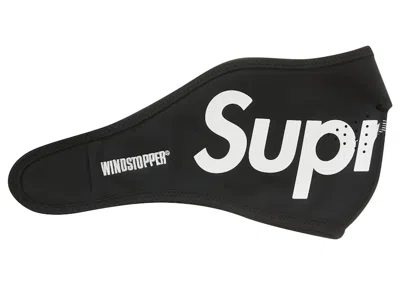 Pre-owned Supreme Windstopper Facemask In Black