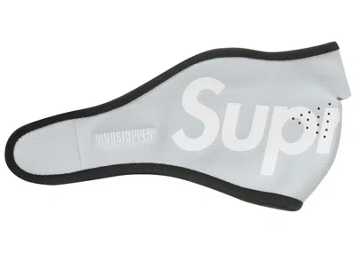 Pre-owned Supreme Windstopper Facemask In Light Grey