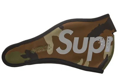 Pre-owned Supreme Windstopper Faskmask (fw23) In Woodland Camo In Multi