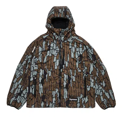 Pre-owned Supreme Windstopper Insulated Hooded Jacket 'mossy Oak Trebark Camo' | Multi-color | Men's Size Xxl