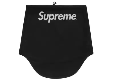 Pre-owned Supreme Windstopper Neck Gaiter (fw23) In Black