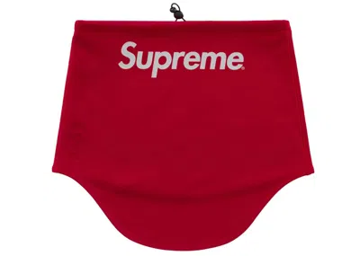 Pre-owned Supreme Windstopper Neck Gaiter (fw23) In Red