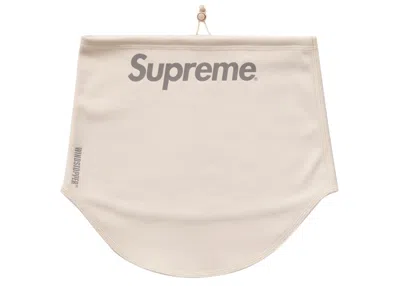 Pre-owned Supreme Windstopper Neck Gaiter In Stone In Gray