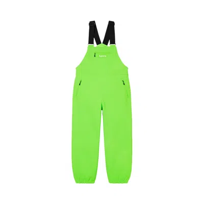 Pre-owned Supreme Windstopper Overalls 'bright Green'