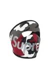 Supreme Windstopper "red" Facemask In Brown