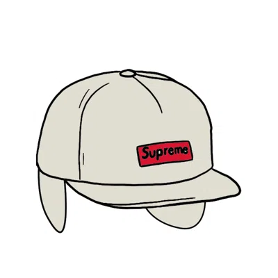 Pre-owned Supreme Windstopper Small Box Earflap 6panel In White