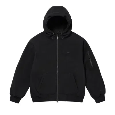 Pre-owned Supreme Windstopper Zip Up Hooded Sweatshirt 'black'