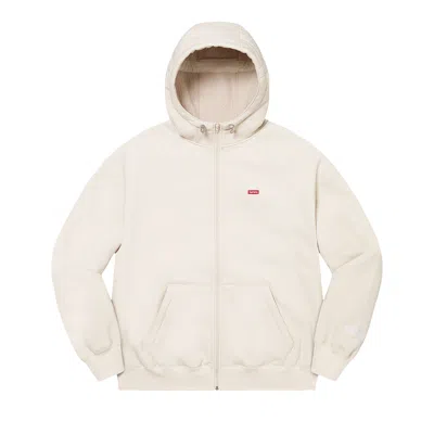 Pre-owned Supreme Windstopper Zip Up Hooded Sweatshirt 'stone' | Cream | Men's Size L