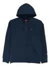 Supreme Navy Gortex Zip Up Jacket In Blue