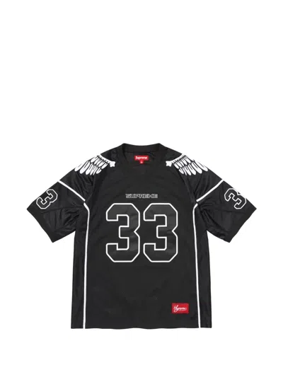 Supreme Wings Football T-shirt In Black