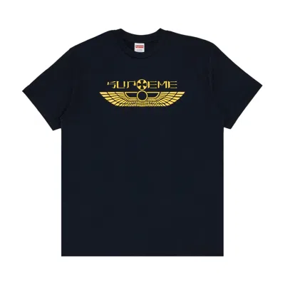 Pre-owned Supreme Wings Tee 'navy' | Blue | Men's Size M
