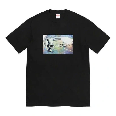 Supreme Winter T-shirt 'black White'