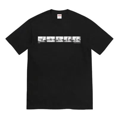 Supreme Winter T-shirt 'black White Red'