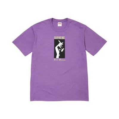 Pre-owned Supreme Wish Tee 'purple' | Men's Size Xl
