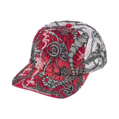 Pre-owned Supreme Wombat Embroide Mesh Back 6-panel 'red' | Men's Size Onesize