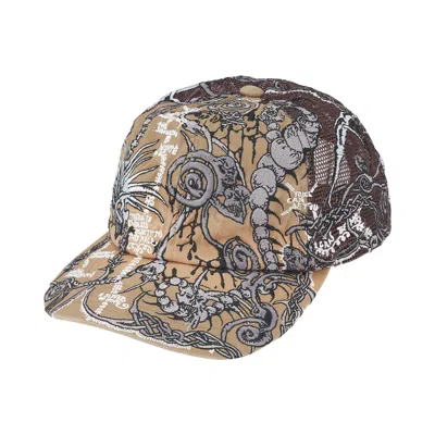 Pre-owned Supreme Wombat Embroidered Mesh Back 6-panel 'tan' | Men's Size Onesize In Brown