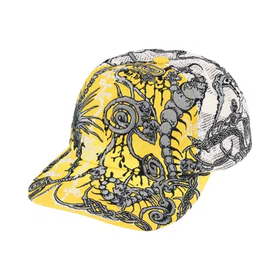 Pre-owned Supreme Wombat Embroidered Mesh Back 6-panel 'yellow' | Men's Size Onesize