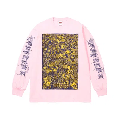 Pre-owned Supreme Wombat Long-sleeve Tee 'light Pink' | Men's Size Xxl