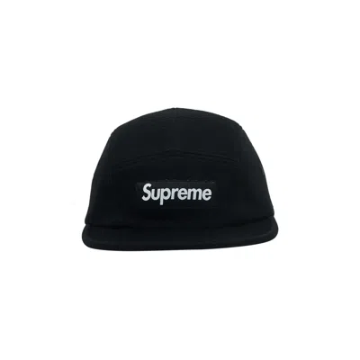 Pre-owned Supreme Wool Camp Cap 'black'