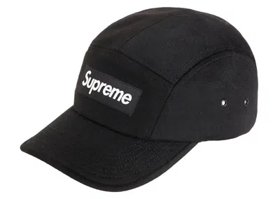 Pre-owned Supreme Wool Camp Cap (fw20) In Black