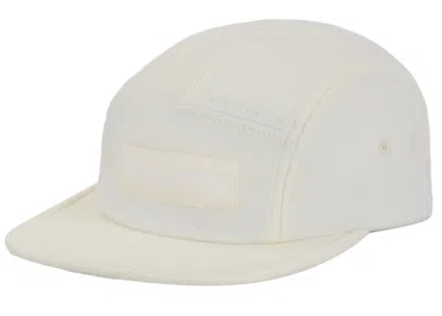 Pre-owned Supreme Wool Camp Cap (fw24) In White