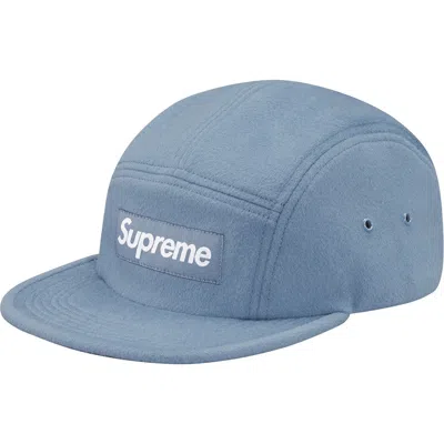 Pre-owned Supreme Wool Camp Cap In Slate In Gray