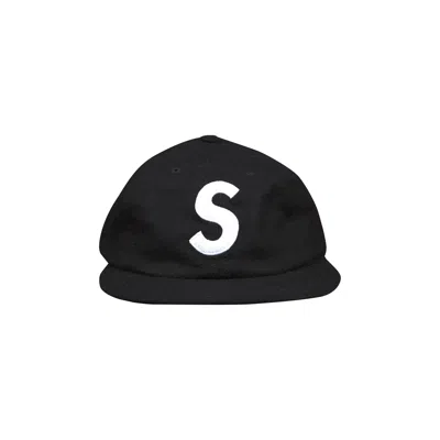 Pre-owned Supreme Wool S Logo 6 Panel 'black' | Men's Size Onesize