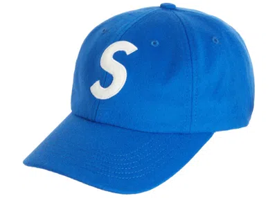 Pre-owned Supreme Wool S Logo 6 Panel (fw21) In Blue