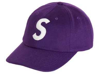 Pre-owned Supreme Wool S Logo 6 Panel (fw21) In Purple