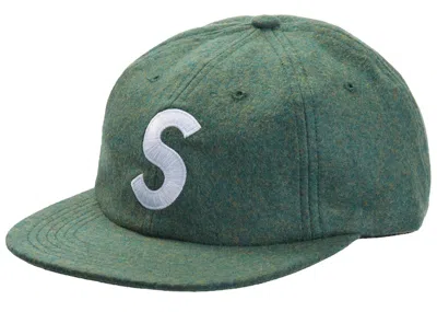 Pre-owned Supreme Wool S Logo 6panel Fw19 In Green