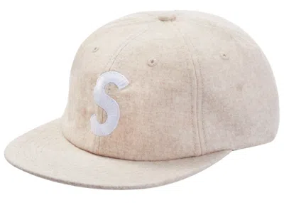 Pre-owned Supreme Wool S Logo 6panel Fw19 In Natural In Brown