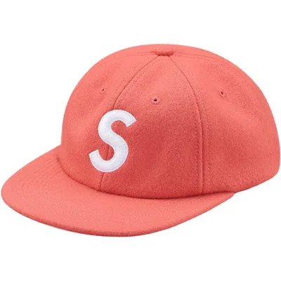 Pre-owned Supreme Wool S Logo 6panel In Dark Pink