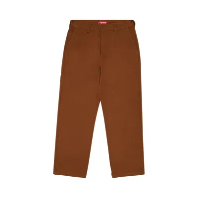 Pre-owned Supreme Work Pant 'light Brown' | Men's Size 32