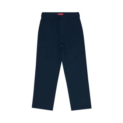Pre-owned Supreme Work Pant 'light Navy' | Blue | Men's Size 32
