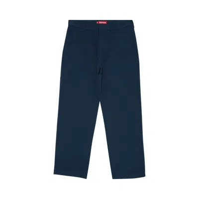 Pre-owned Supreme Work Pant 'light Navy' | Blue | Men's Size 32