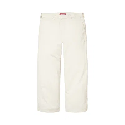 Pre-owned Supreme Work Pant 'white' | Men's Size 32