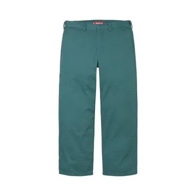 Pre-owned Supreme Work Pant 'work Green' | Men's Size 34