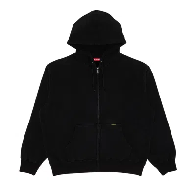 Pre-owned Supreme Work Zip Up Hooded Sweatshirt 'black' | Men's Size Xxl