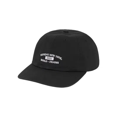 Pre-owned Supreme World Famous 6-panel 'black' | Men's Size Onesize