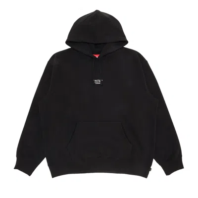 Pre-owned Supreme World Famous Micro Hooded Sweatshirt 'black'