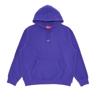 Pre-owned Supreme World Famous Micro Hooded Sweatshirt 'purple' | Men's Size M