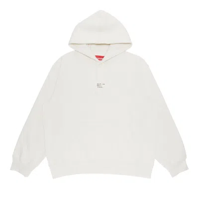 Pre-owned Supreme World Famous Micro Hooded Sweatshirt 'white'