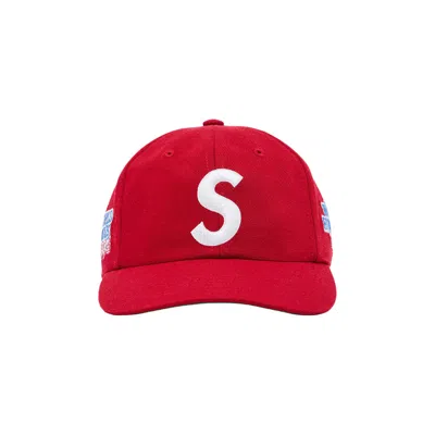 Pre-owned Supreme World Famous S Logo 6-panel 'red' | Men's Size Onesize