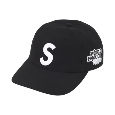 Pre-owned Supreme World Famous S Logo 6-panel 'black' | Men's Size Onesize