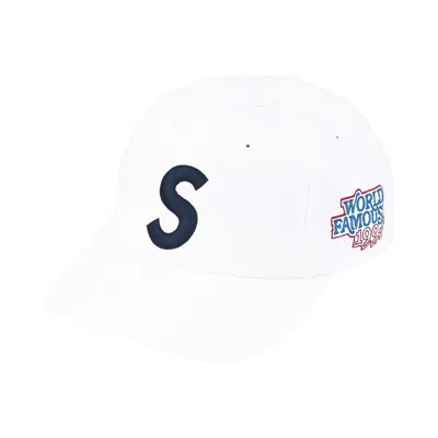 Pre-owned Supreme World Famous S Logo 6-panel 'white' | Men's Size Onesize