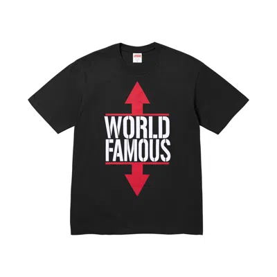 Pre-owned Supreme World Famous Tee 'black' | Men's Size Xxl