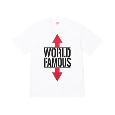 Pre-owned Supreme World Famous Tee 'white' | Men's Size Xxl