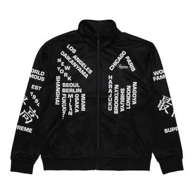 Pre-owned Supreme Worldwide Tricot Track Jacket 'black' | Men's Size M