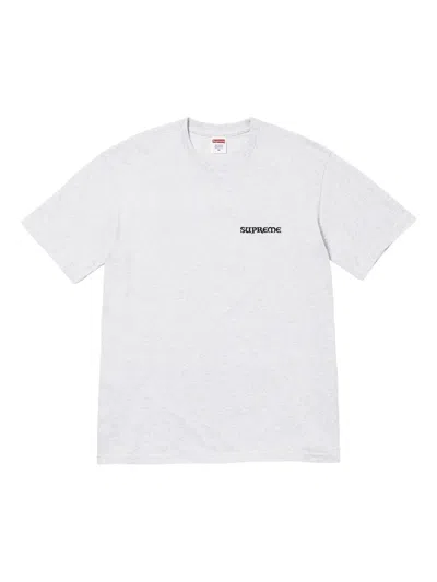Supreme Worship Graphic T-shirt In Gray