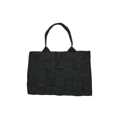 Pre-owned Supreme Woven Large Tote Bag 'black'